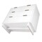 Manhattan Comfort Granville 38.18 Standard Dresser in White DR-5011 - alternate 10